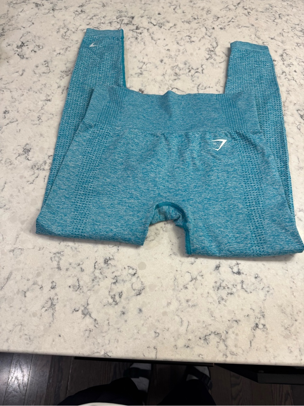 GYMSHARK Women’s 12  Teal Activewear Compression Leggings. NWOT